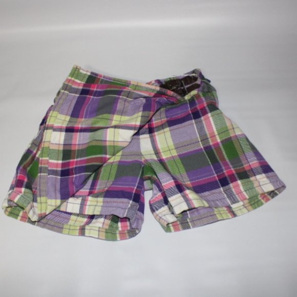 Girls Gymboree Plaid Shirt pants/Pink tank top - Picture 6 of 13